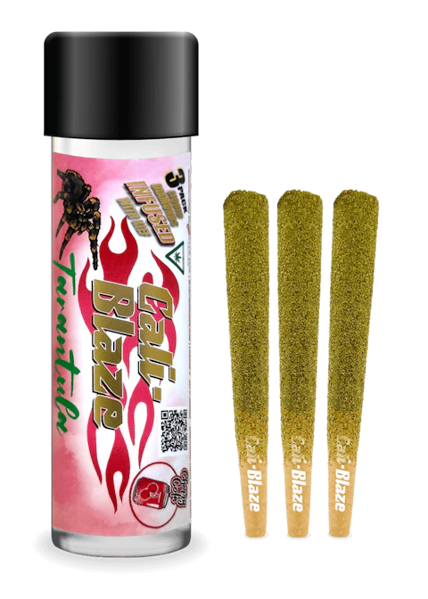 Cali-Blaze | Cherry Cola | Tarantula Infused Joint | 1g each | 3pk — infused joints listed on the Herbs 4 You menu