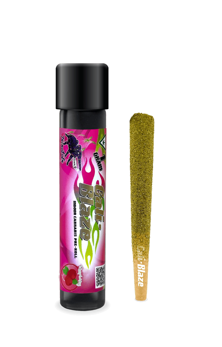 Cali-Blaze | Raspberry | Tarantula Infused Joint | 1g by Cali-Blaze