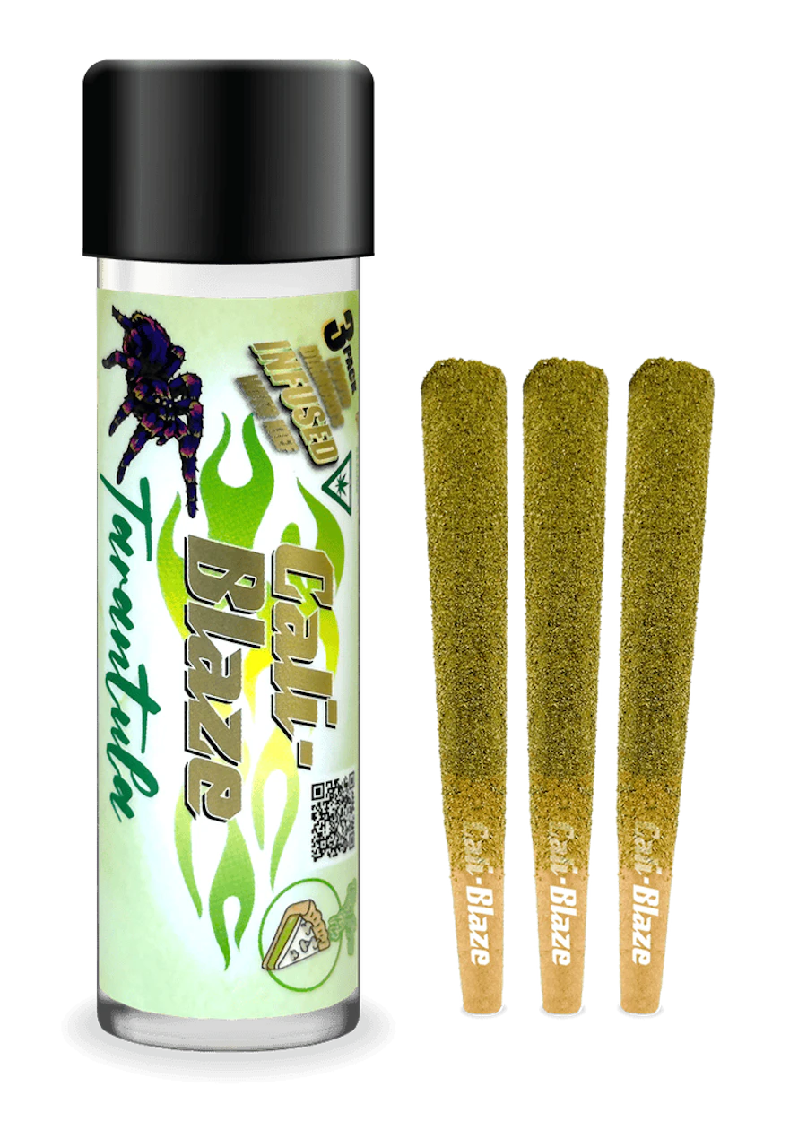Cali-Blaze | Key Lime Pie | Tarantula Infused Joints | 1g each | 3pk — infused joints listed on the Herbs 4 You menu