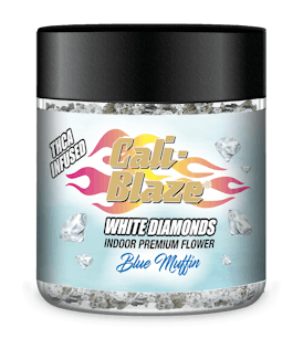 White Diamond Flower - Blue Muffin - 3.5G