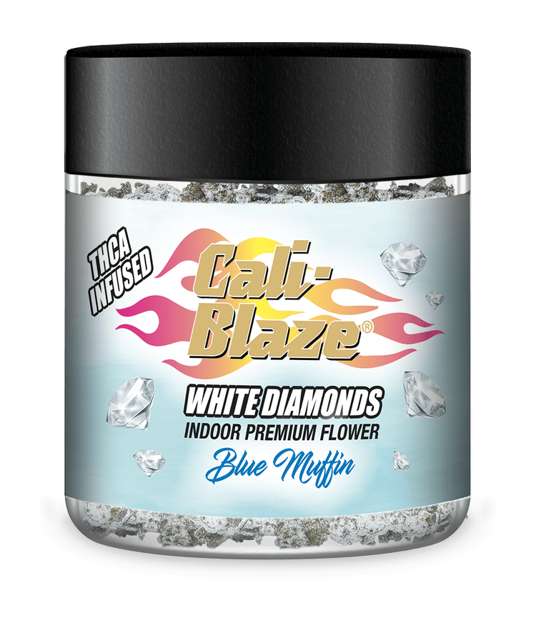Cali-Blaze | Blue Muffin | White Diamonds Infused Flower | 3.5g by Cali-Blaze