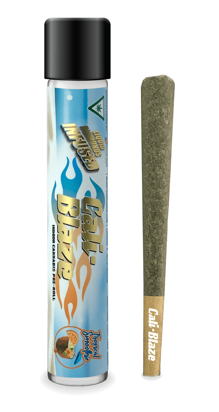Cali-Blaze | Tropical Smoothie | Liquid Diamond Infused Joint | 1.2g
