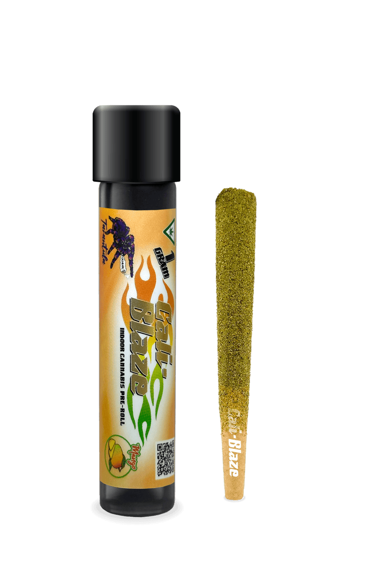 Cali-Blaze | Mango | Tarantula Infused Joint | 1g at Green Pharm Cannabis Company - Menominee