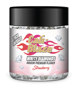 White Diamond Flower - Strawberry - 3.5G