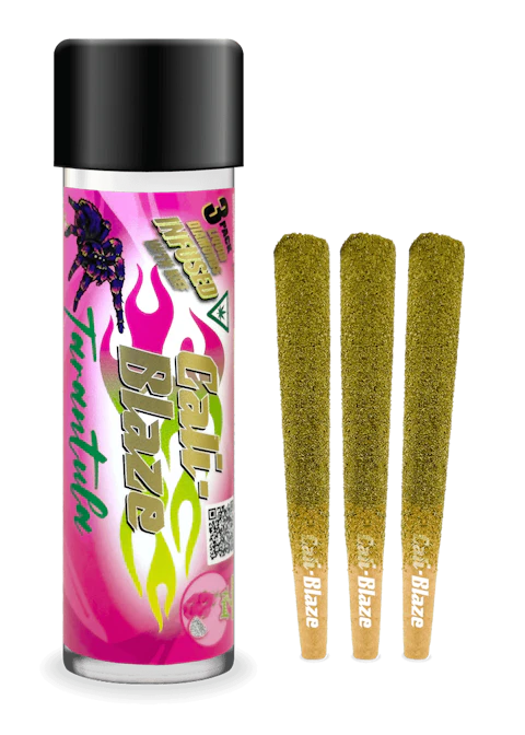Cali-Blaze | Dragon Fruit | Tarantula Infused Joints | 1g each | 3pk — infused joints listed on the Herbs 4 You menu
