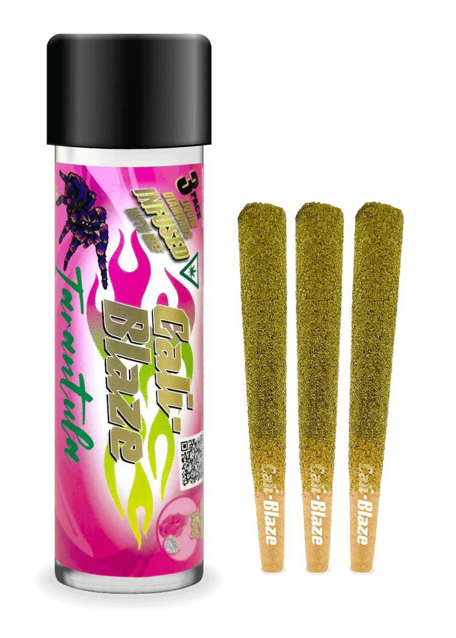 Cali-Blaze | Dragon Fruit | Tarantula Infused Joints | 1g each | 3pk — infused joints listed on the Herbs 4 You menu