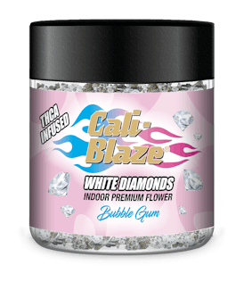 White Diamond Flower - Bubble Gum - 3.5G