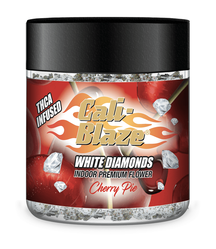 Cali-Blaze | Cherry Pie | White Diamonds Infused Flower | 3.5g by Cali-Blaze
