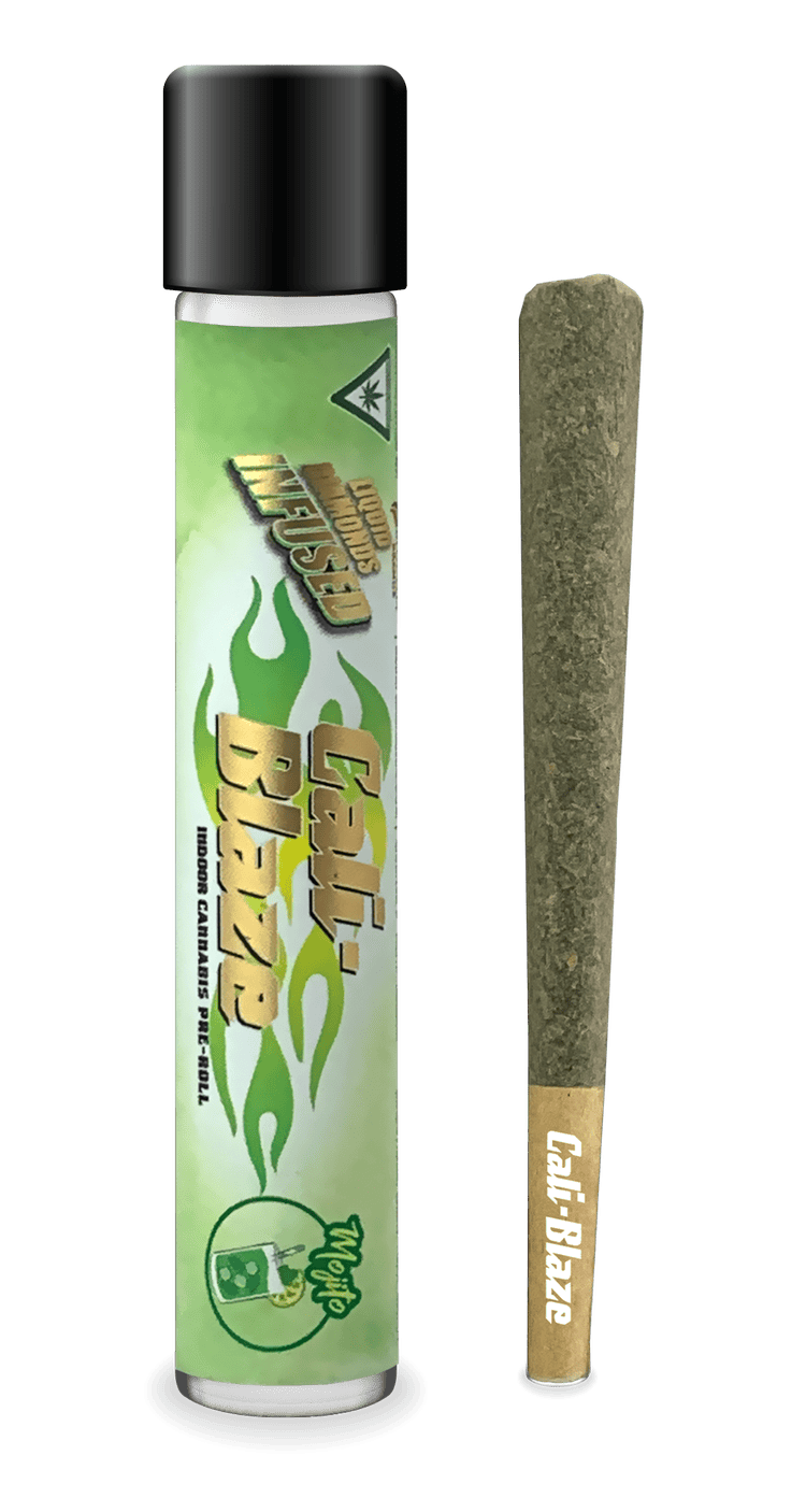 Cali-Blaze | Mojito | Liquid Diamond Infused Joint | 1.2g