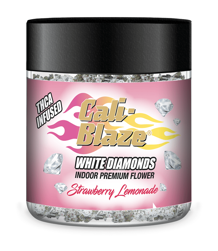 Cali-Blaze | Strawberry Lemonade | White Diamonds Infused Flower | 3.5g by Cali-Blaze
