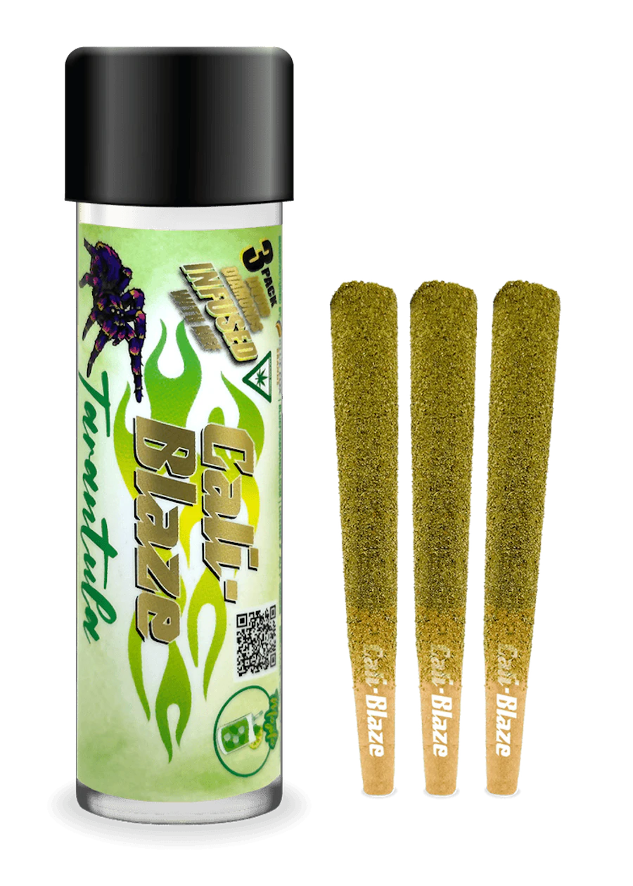 Cali-Blaze | Mojito | Tarantula Infused Joints | 1g each | 3pk — infused joints listed on the Herbs 4 You menu