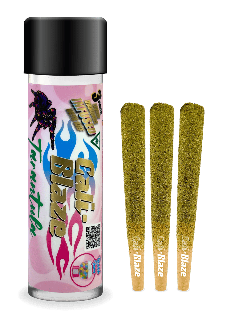 Cali-Blaze | Bubble Gum | Tarantula Infused Joints | 1g each | 3pk