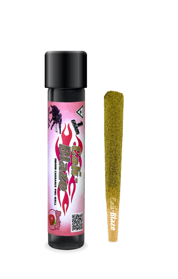 Cali-Blaze | Strawberry | Tarantula Infused Joint | 1g at Elevated Exotics Republic Recreational Cannabis Dispensary