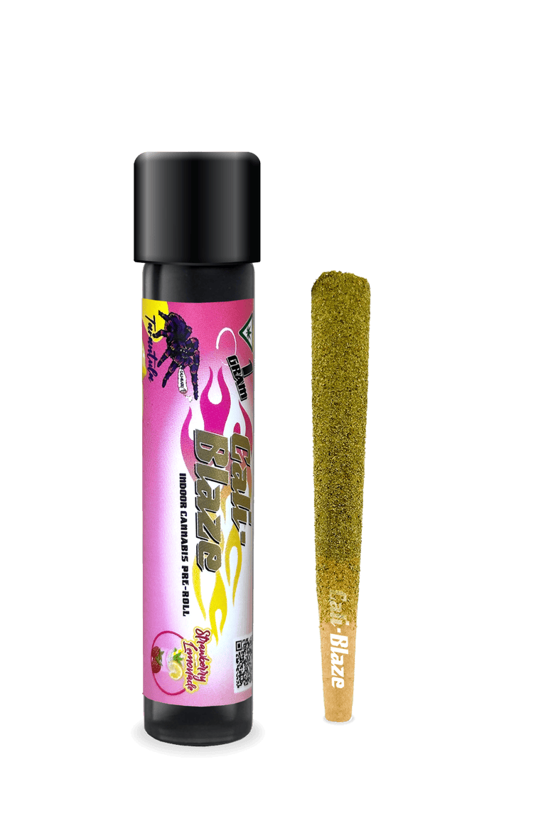 Cali-Blaze | Strawberry Lemonade | Tarantula Infused Joint | 1g by Cali-Blaze