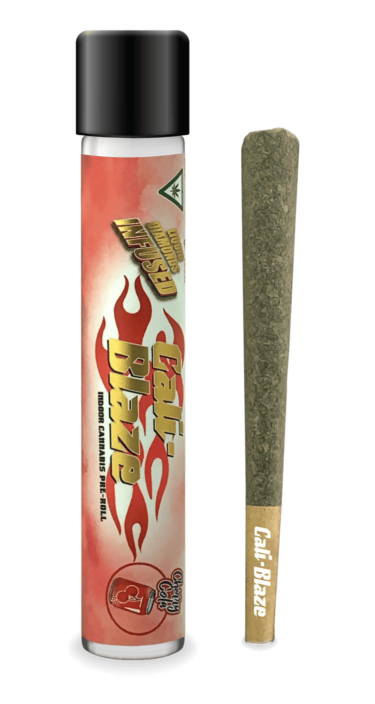 Cali-Blaze | Cherry Cola | Liquid Diamond Infused Joint | 1.2g at Best Buds Dispensary RiNo