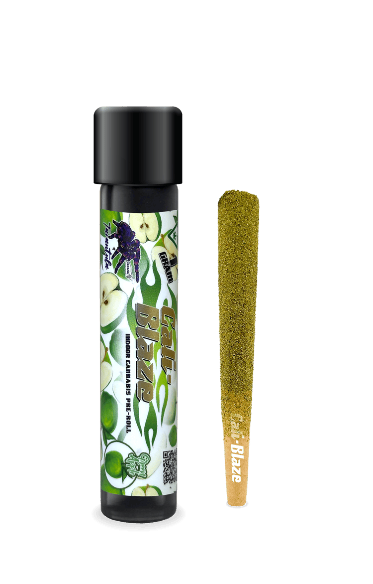 Cali-Blaze | Green Apple | Tarantula Infused Joint | 1g at Chelsea Bud