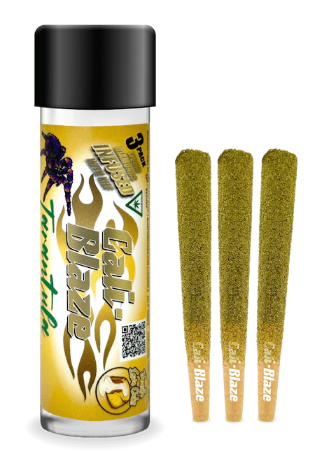 Cali-Blaze | Vanilla Lava Cake | Tarantula Infused Joints | 1g each | 3pk — infused joints listed on the Herbs 4 You menu