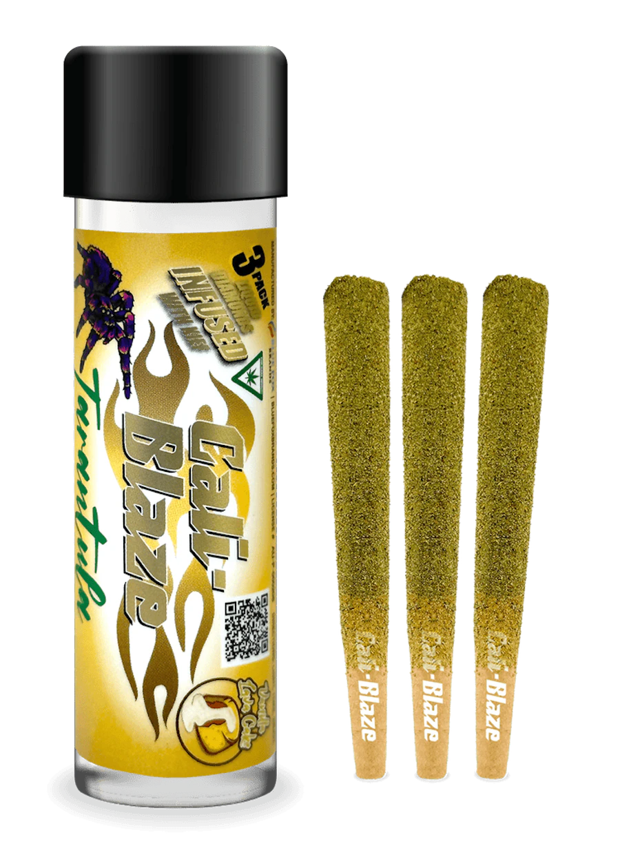 Cali-Blaze | Vanilla Lava Cake | Tarantula Infused Joints | 1g each | 3pk — infused joints listed on the Herbs 4 You menu