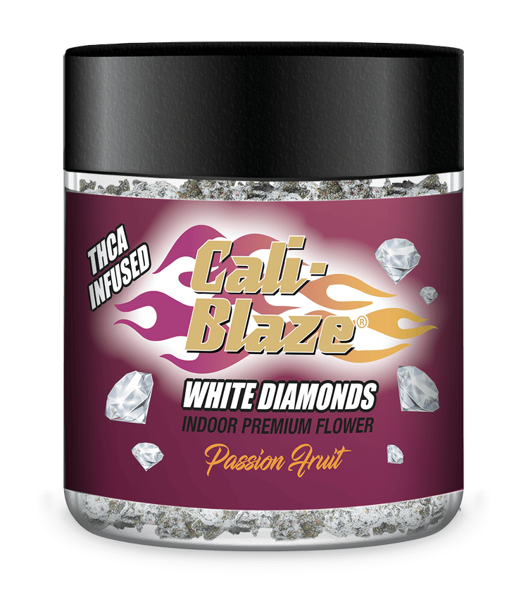 Cali-Blaze | Passion Fruit | White Diamonds Infused Flower | 3.5g by Cali-Blaze