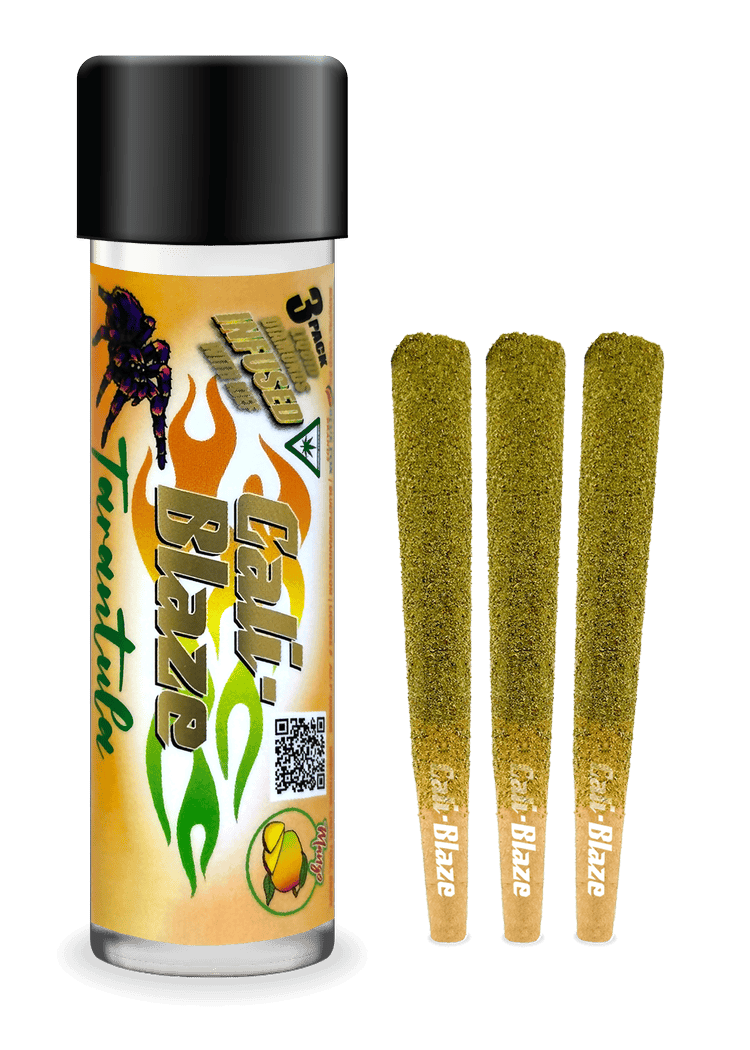 Cali-Blaze | Mango | Tarantula Infused Joints | 1g each | 3pk