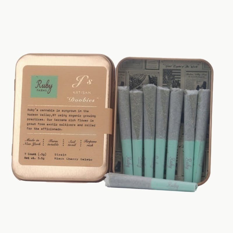 Durban Poison | Doobies | 7pk | 3.5g by Ruby Farms