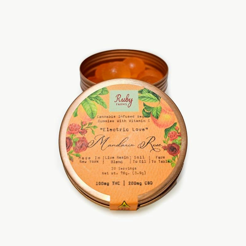 Mandarin Rose | "Electric Love" | Vegan Gummies by Ruby Farms
