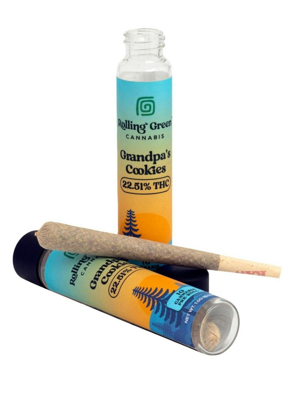 Grandpa's Cookies | Joint | 1g by Rolling Green Cannabis