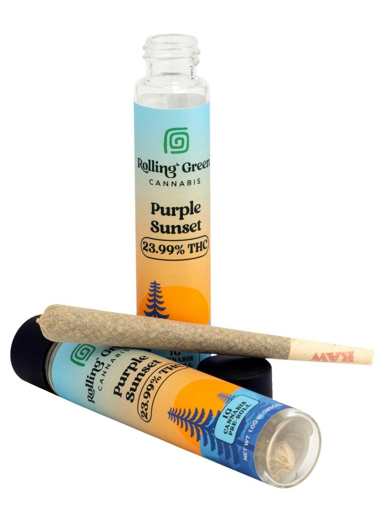 Purple Sunset | Joint | 1g by Rolling Green Cannabis
