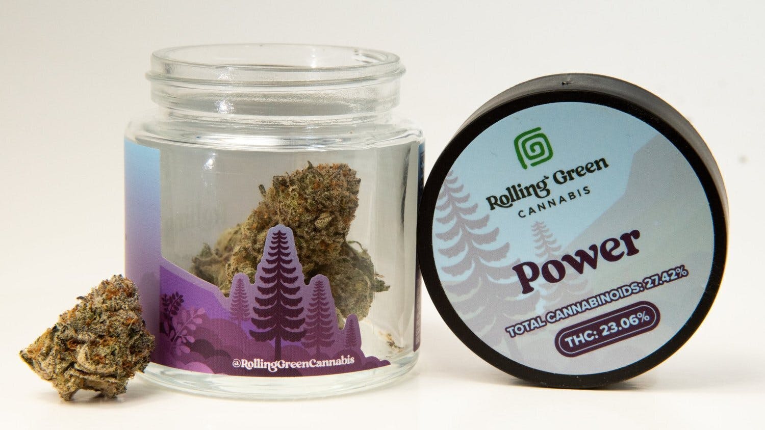Power | Premium Flower | 3.5g by Rolling Green Cannabis