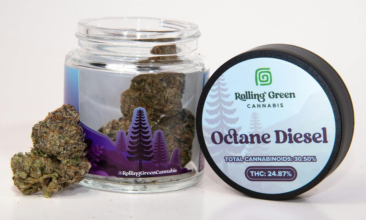Octane Diesel | Premium Flower | 3.5g by Rolling Green Cannabis