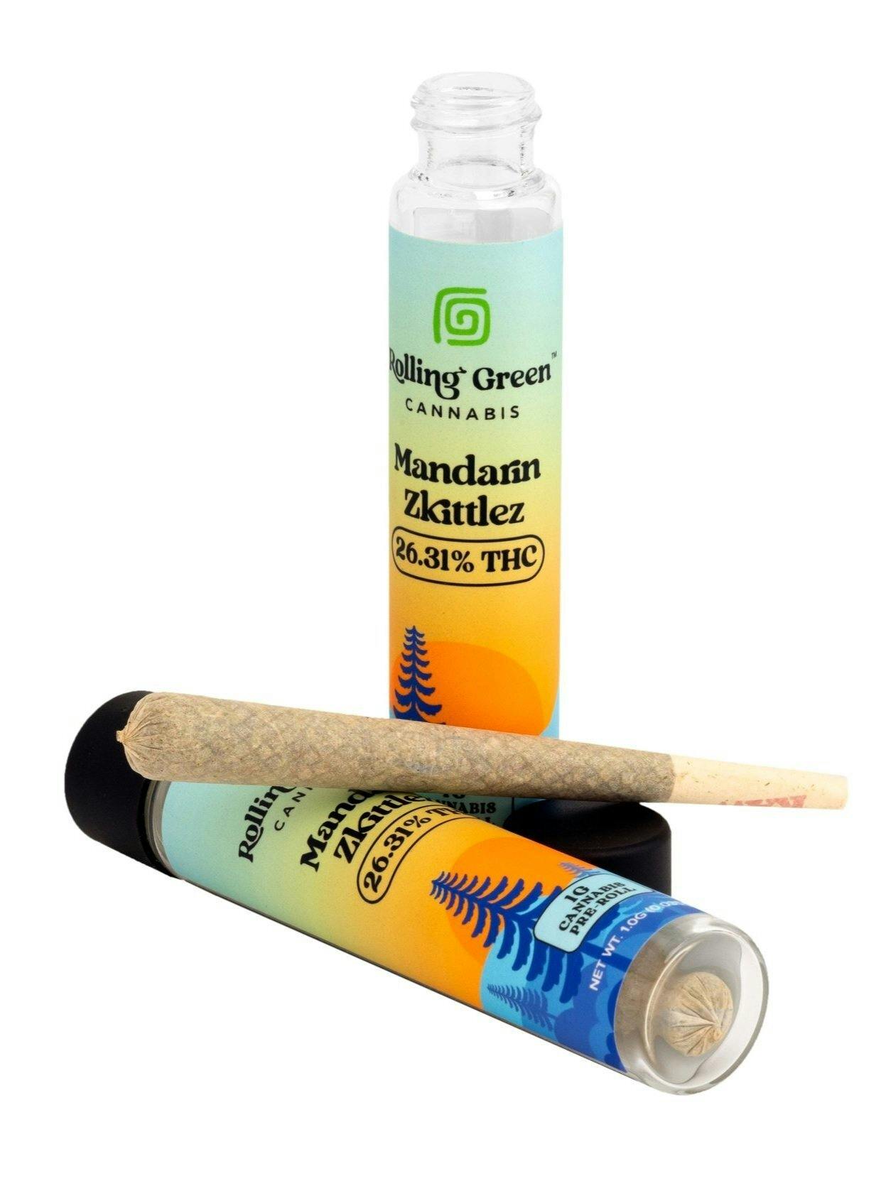 Mandarin Zkittlez | Joint | 1g by Rolling Green Cannabis
