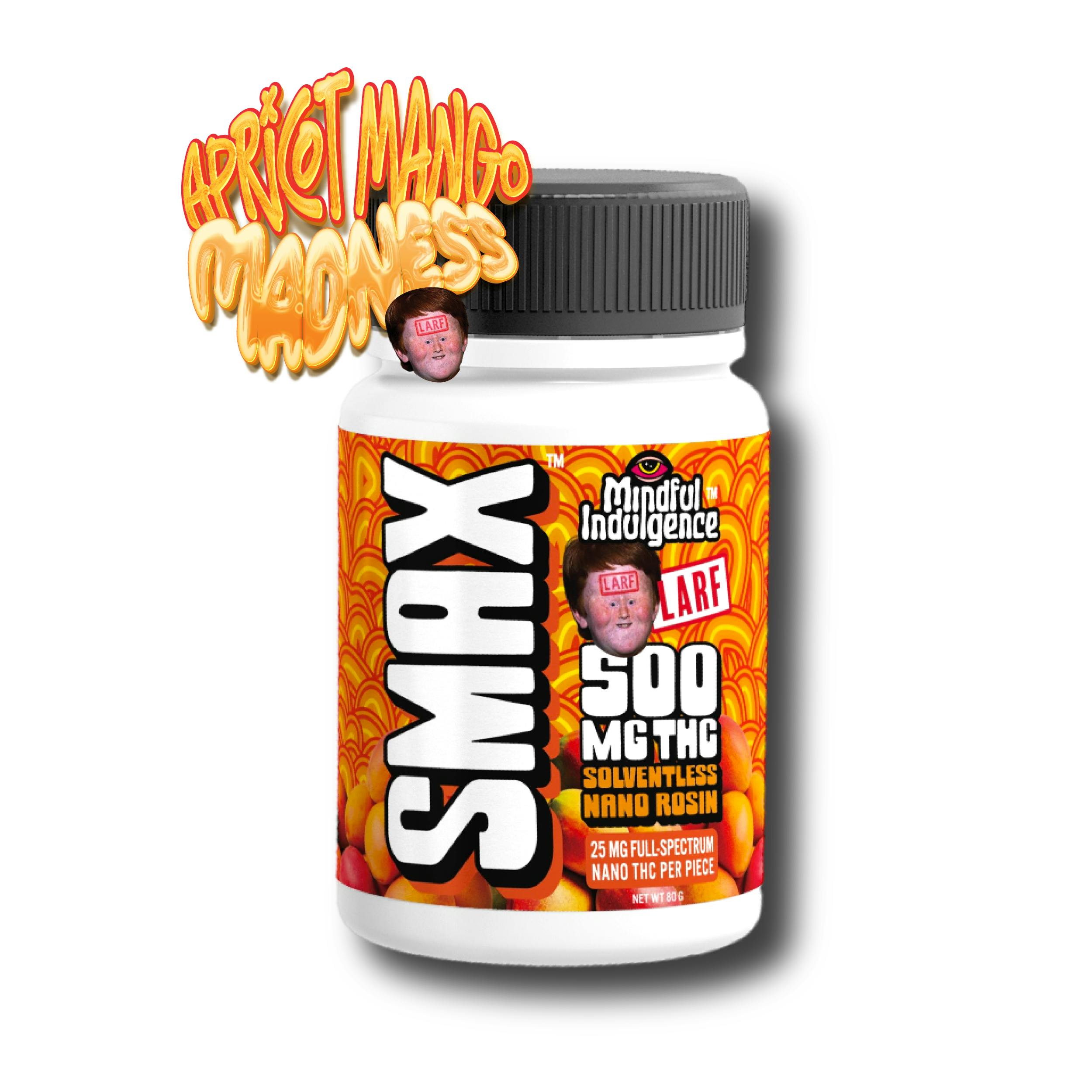Mindful Indulgence | 500mg SMAX Taffy *Ginger Larf* | Apricot Mango Madness