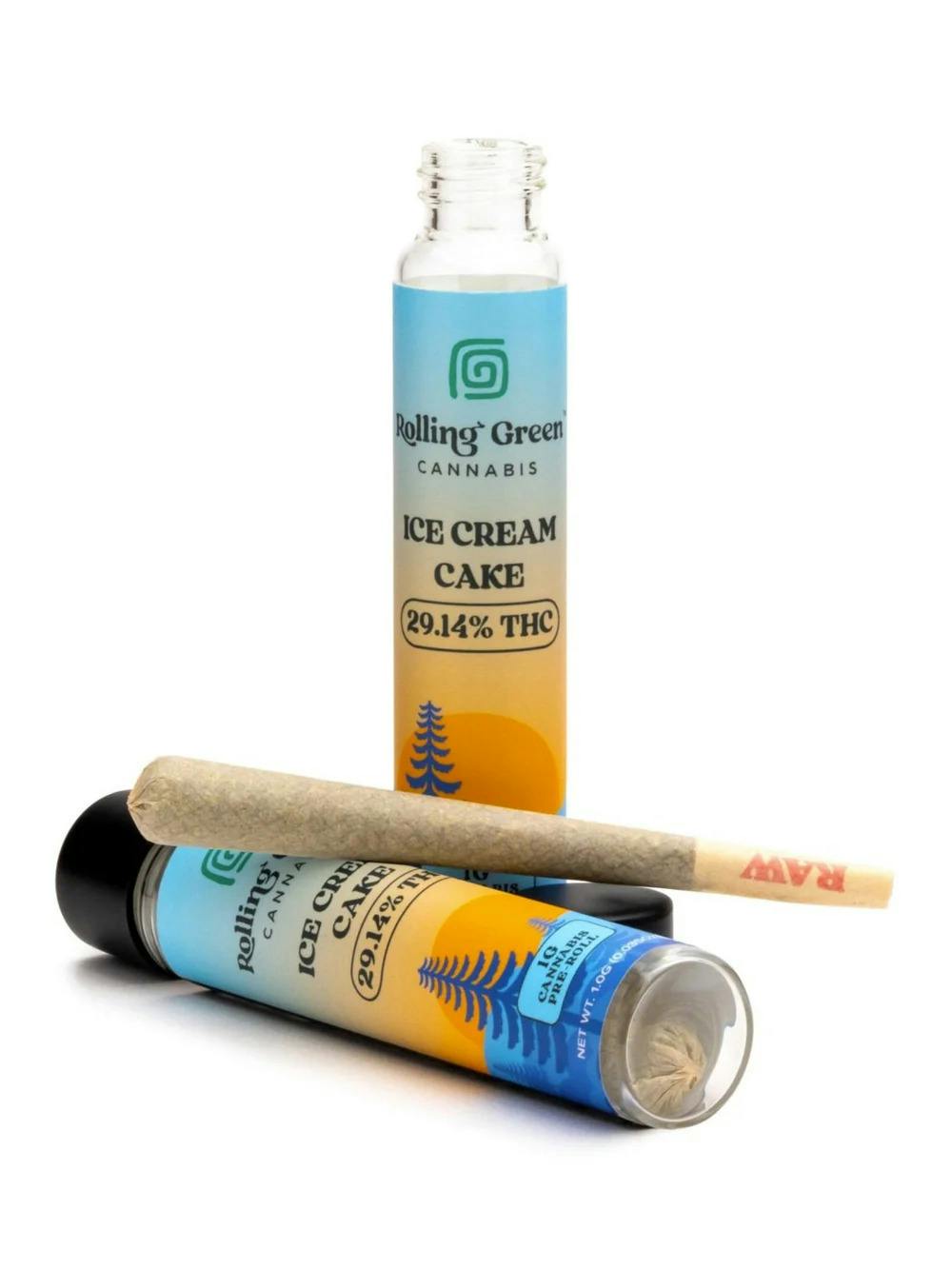 Ice Cream Cake | Joint | 1g by Rolling Green Cannabis