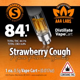 Strawberry Cough - 0.5g Distillate Vape Cart