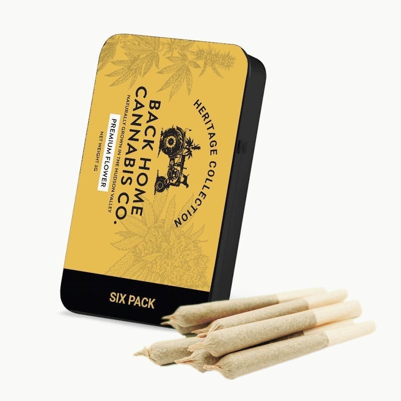 Maui Wowie 6 Pack Pre Roll by Back Home Cannabis Co.