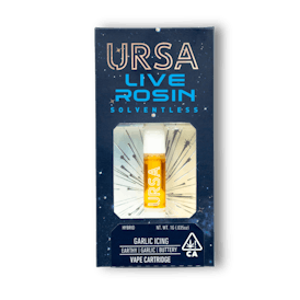 Garlic Icing 1G Live Rosin Cartridge