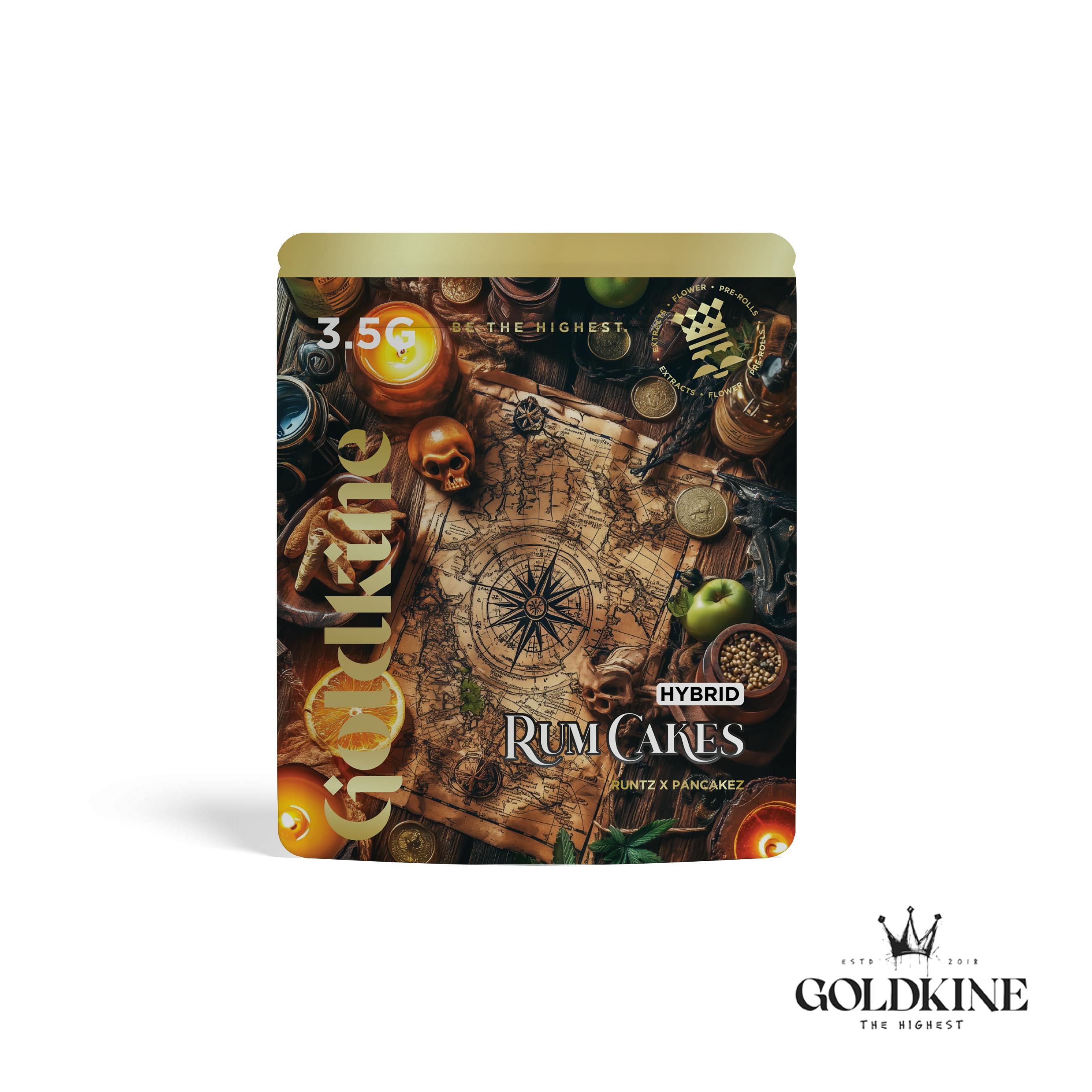 Goldkine Flower 3.5G (Mylar) | Rum Cakes