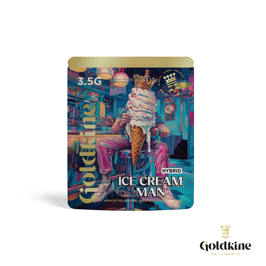 Goldkine Flower 3.5G (Mylar) | Ice Cream Man