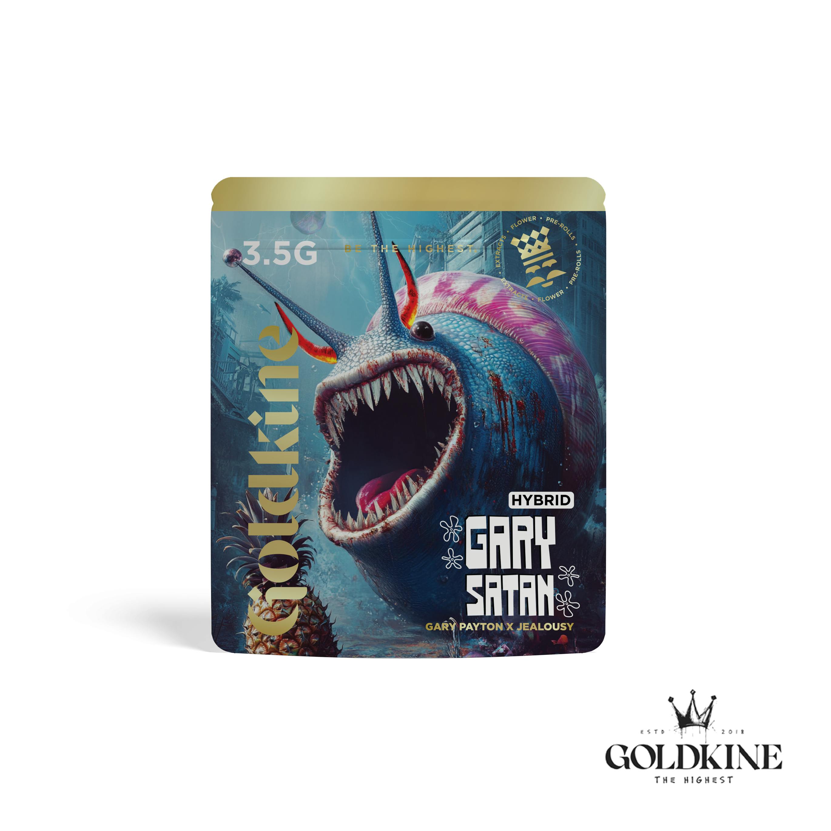 Goldkine Flower 3.5G (Mylar) | Designer Runtz
