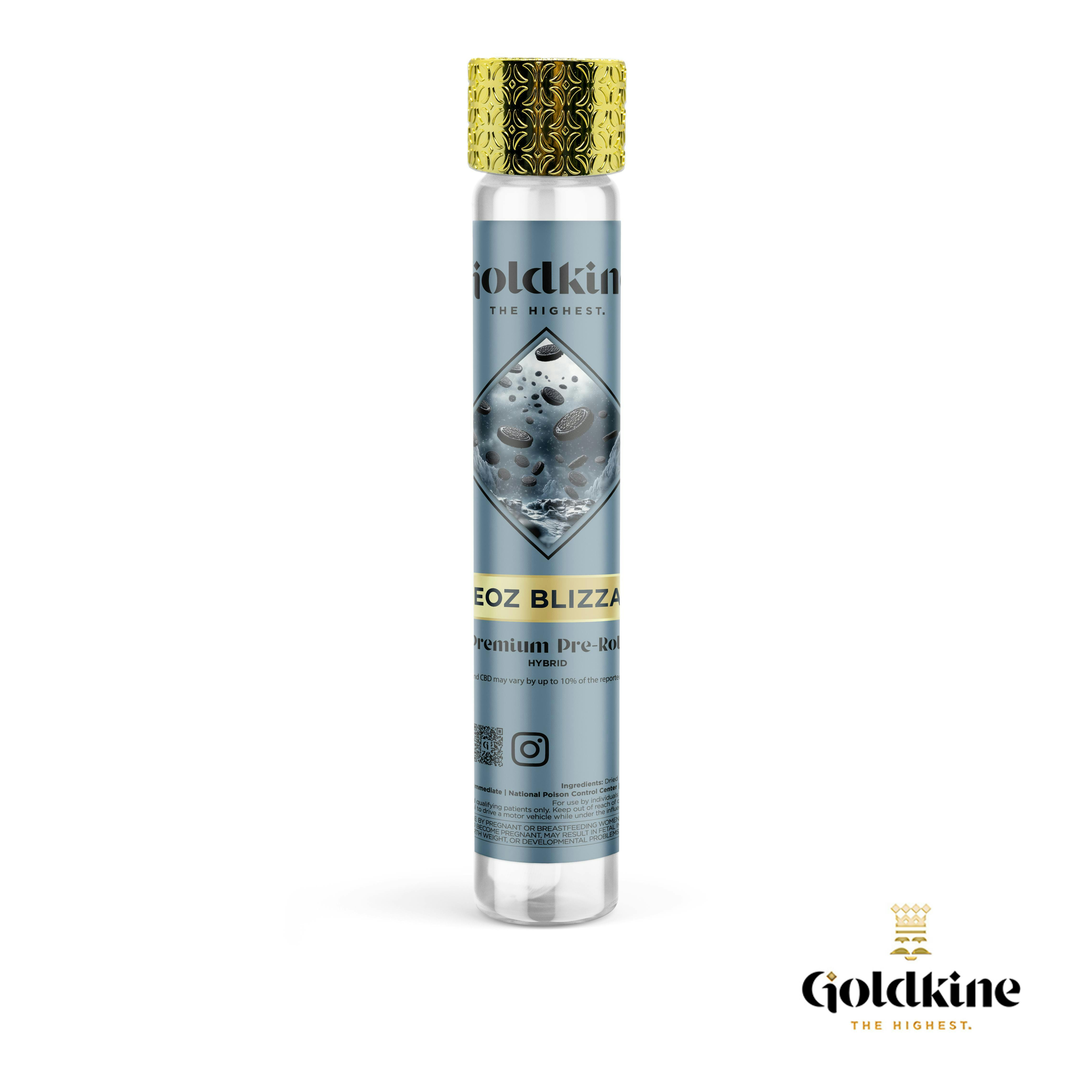 Goldkine Classics Pre Roll 1G | Oreo Blizzard by Goldkine
