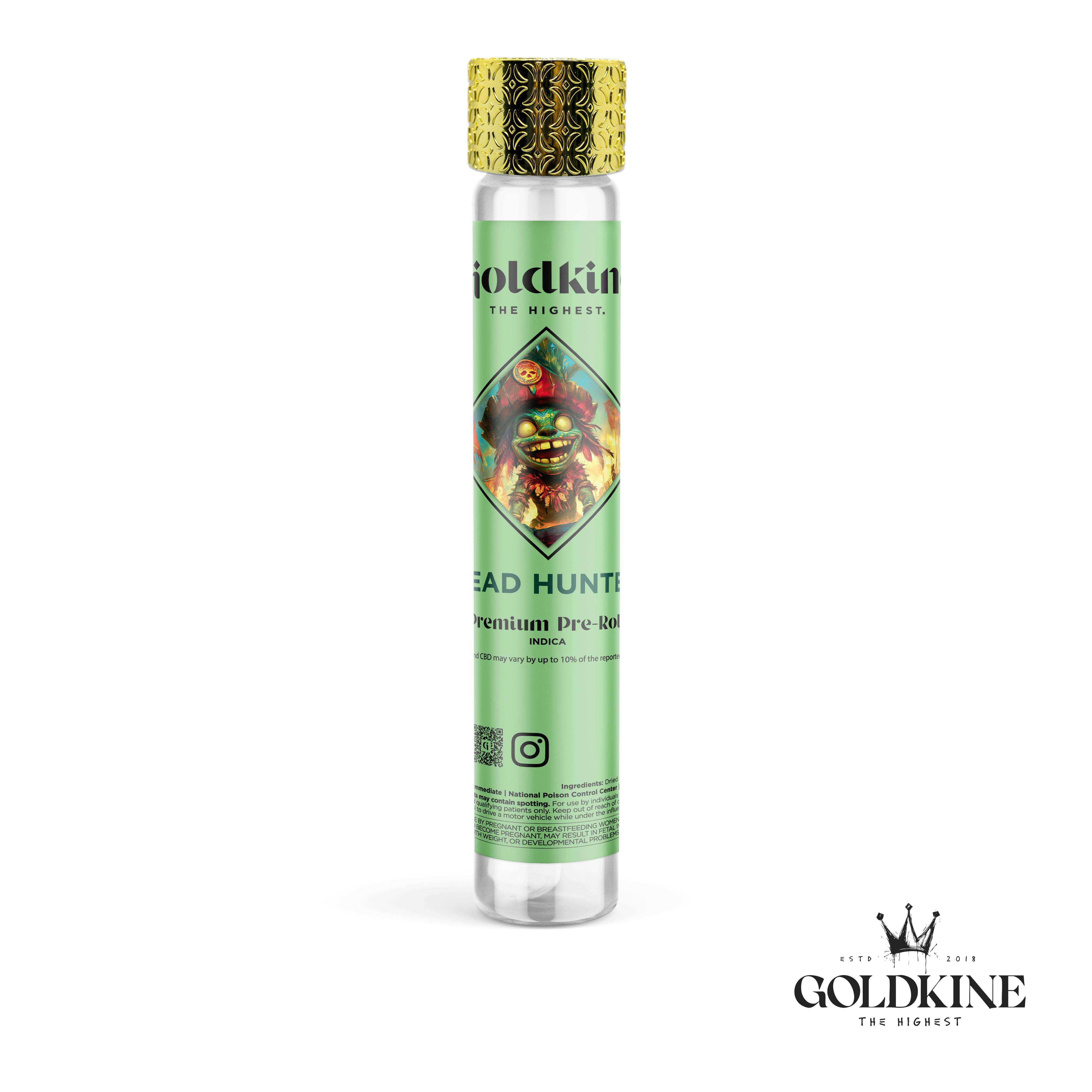 Goldkine Classics Pre Roll 1G | Head Hunter by Goldkine