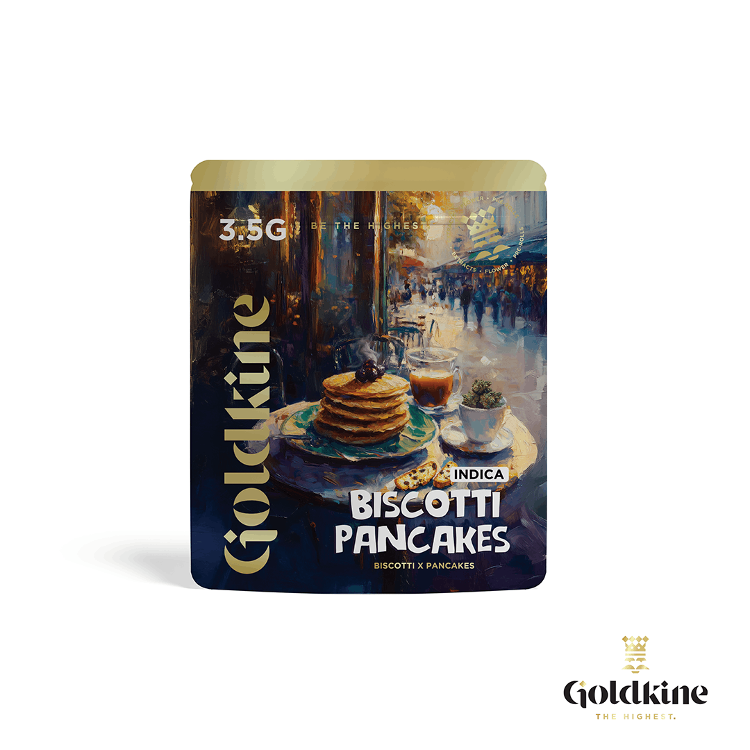 Goldkine Flower 3.5G (Mylar) | Biscotti Pancakes by Goldkine