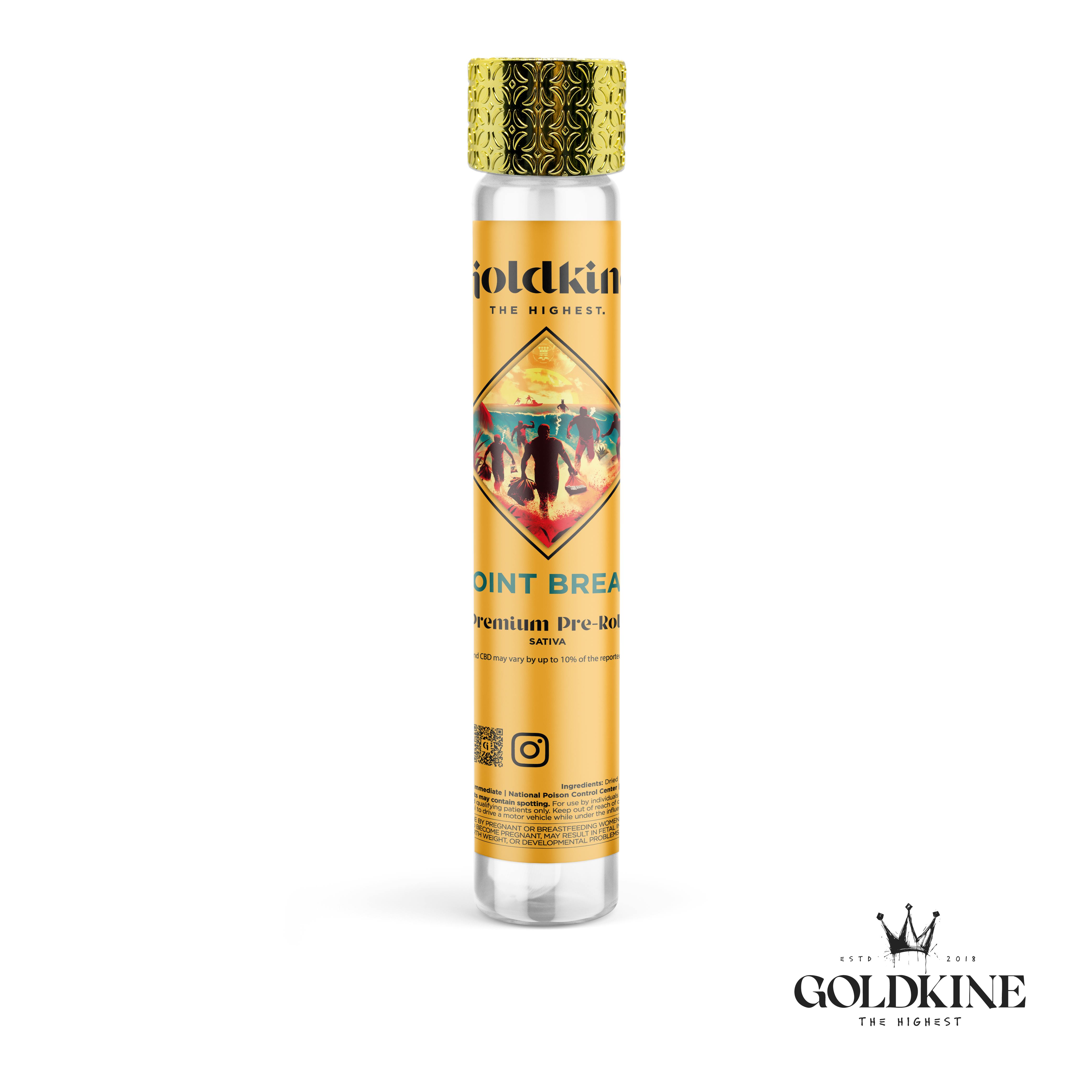 Goldkine Classics Pre Roll 1G | Point Break at Crafted Leaf Cannabis
