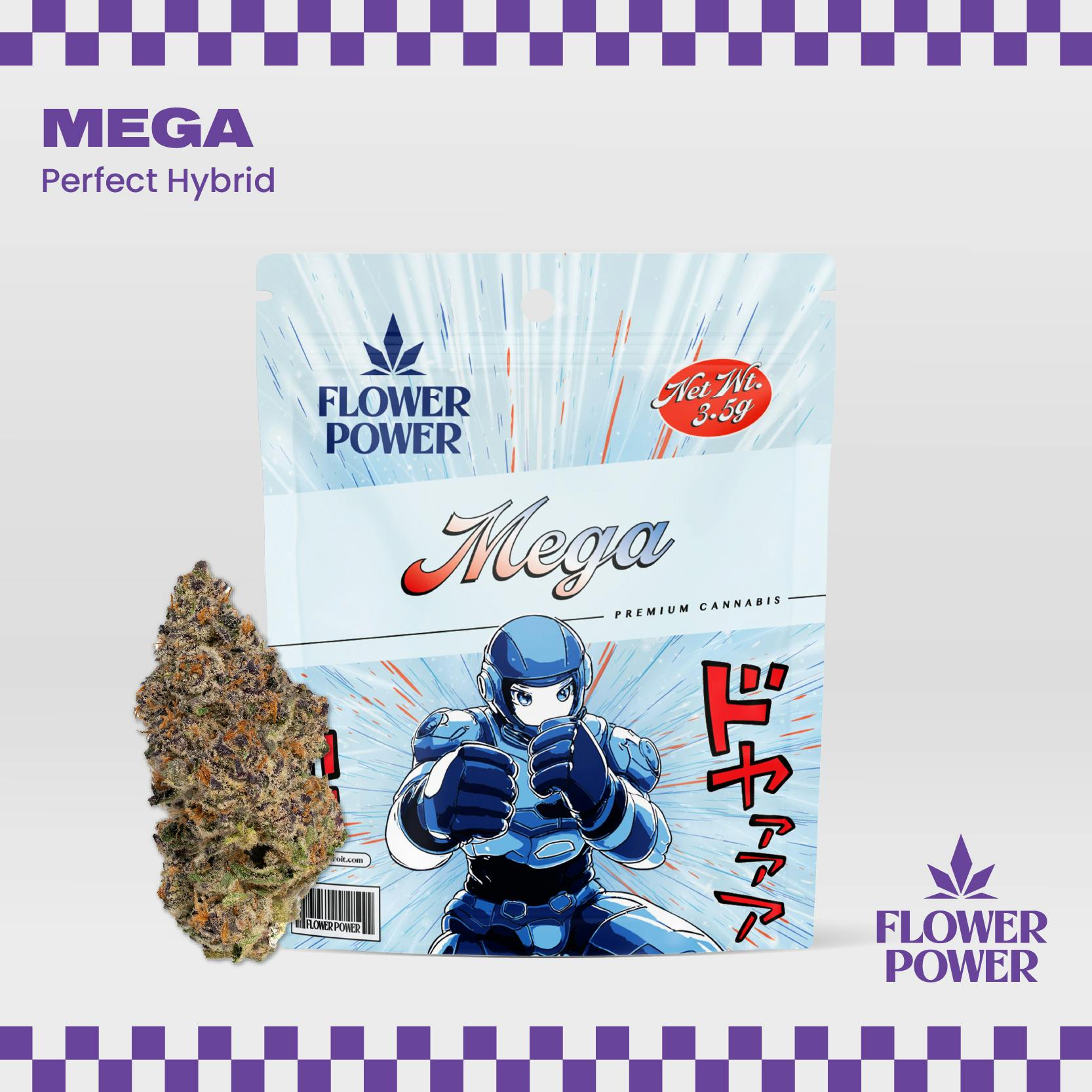 Mega 3.5G Pre Pack by Flower Power Cannabis