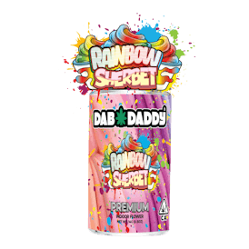 Rainbow Sherbet Flower Dab Daddy® 14g Premium Indoor Flower