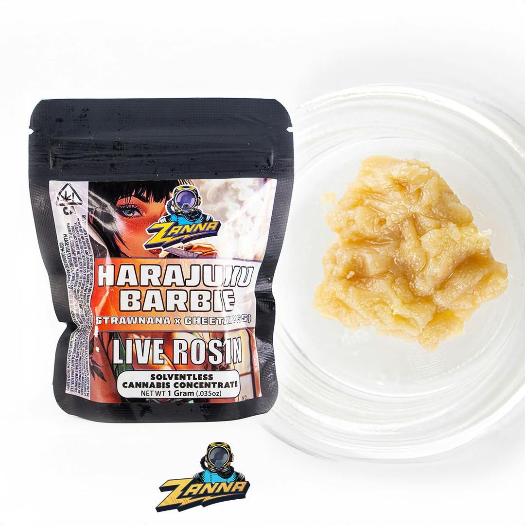 Zanna | Harajuku Barbie | Live Rosin | 1g
