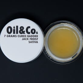 7g Cured Badder - Jack Frost - Oil & Co (Indica)