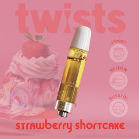 Oil Twists Cartridge (1000mg) - Strawberry Shortcake Flavor