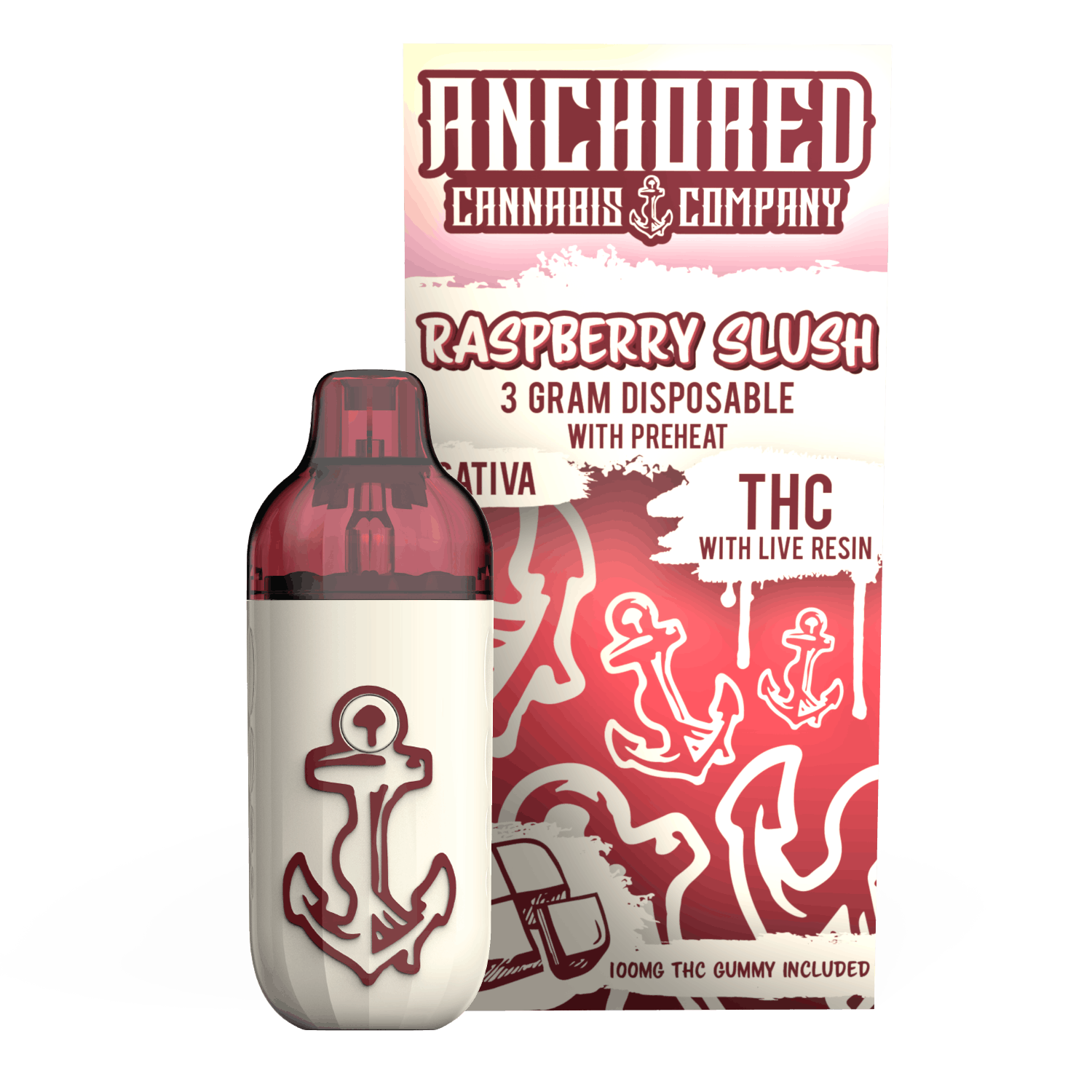 Anchored | Raspberry Slush Disposable | 3g