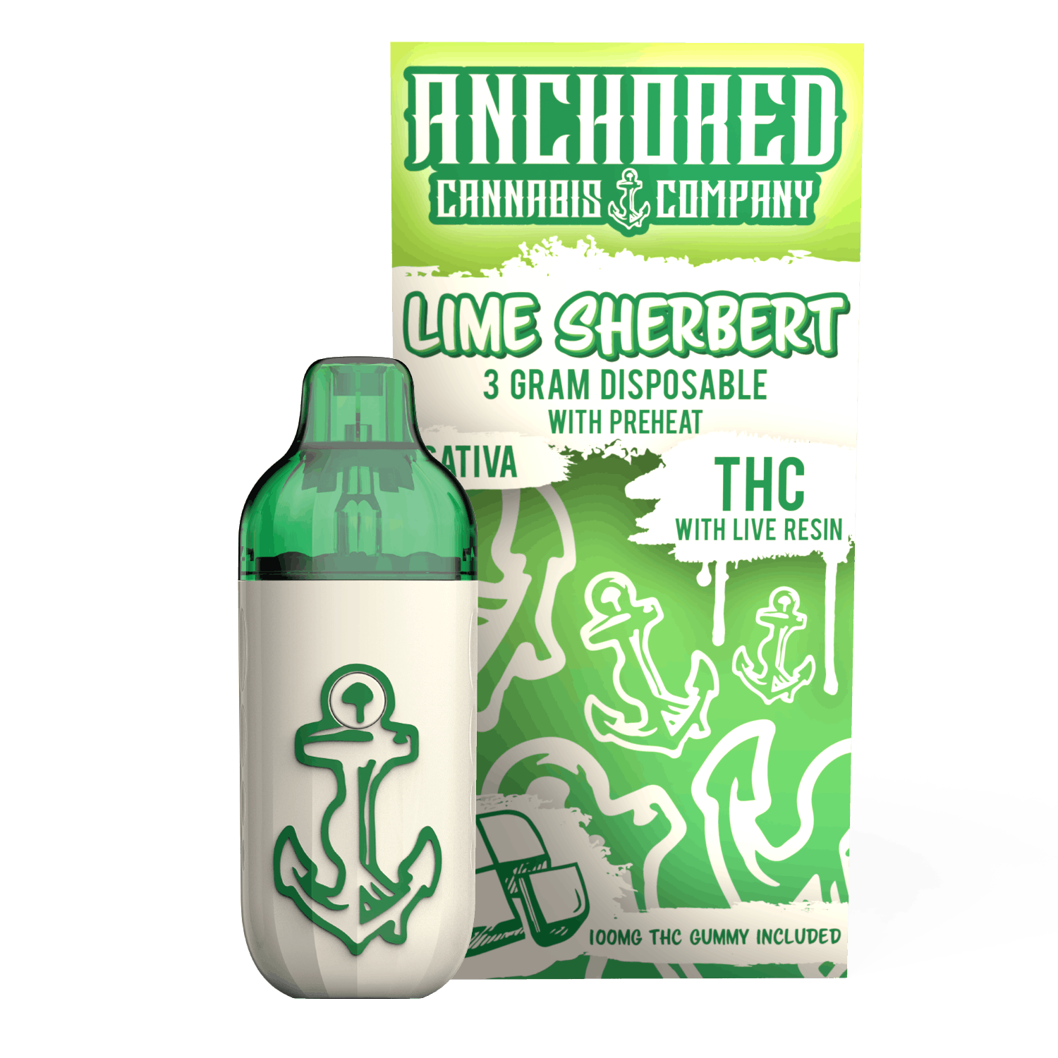 Lime Sherbert Disposable 3g